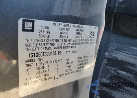 1GTG5CE30G1301490